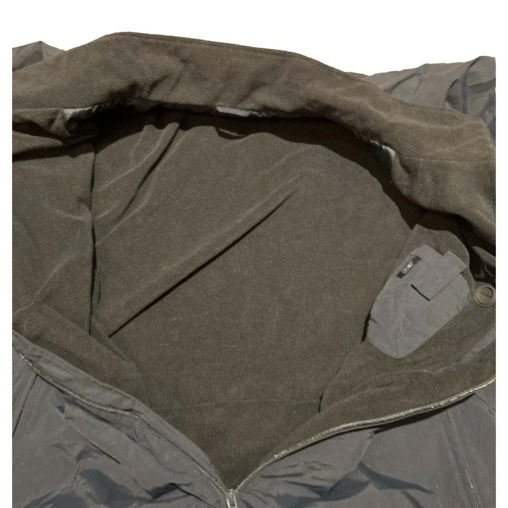 BMW Bomber Jacket Full Zip Mens 3XL Windbreaker Fleece Lined Racer Fitted Logo - Picture 6 of 9